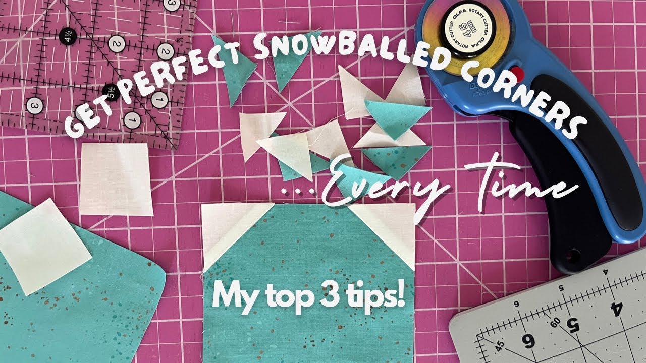 Snowballed corners: My top 3 tips to get them right every time!