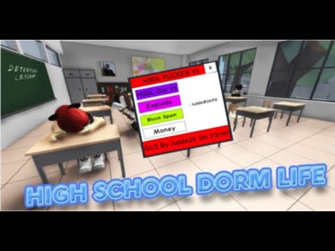 Hsdl Fucker V1 Showcase High School Dorm Life Roblox Exploiting Youtube - roblox high school dorm life script