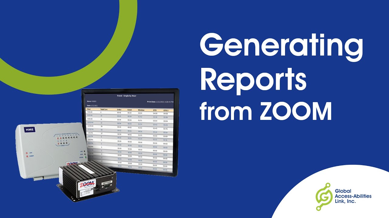 Generating Reports from Drive-Thru ZOOM Timer System - YouTube
