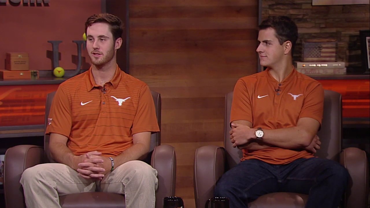 Colin Markes and Rodrigo Banzer in studio with Longhorn Network June 3, 2019