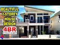 Beautiful 4 Bedrooms 2 Storey House Design | Ilumina Estates Phase 2, Davao City, Philippines