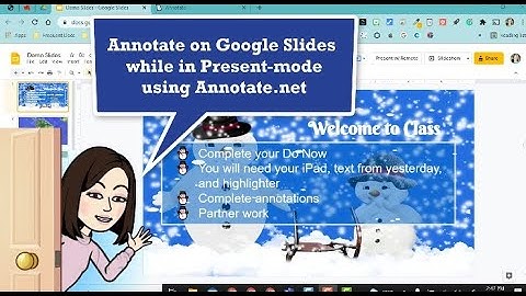 Annotate over Google Slides in Present-Mode