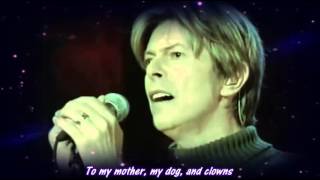 David Bowie Life On Mars Live With Lyrics On Screen