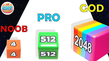 ⭐💯 Satisfying Mobile Games 2023 - Jelly Run 2048 Gameplay Walkthrough