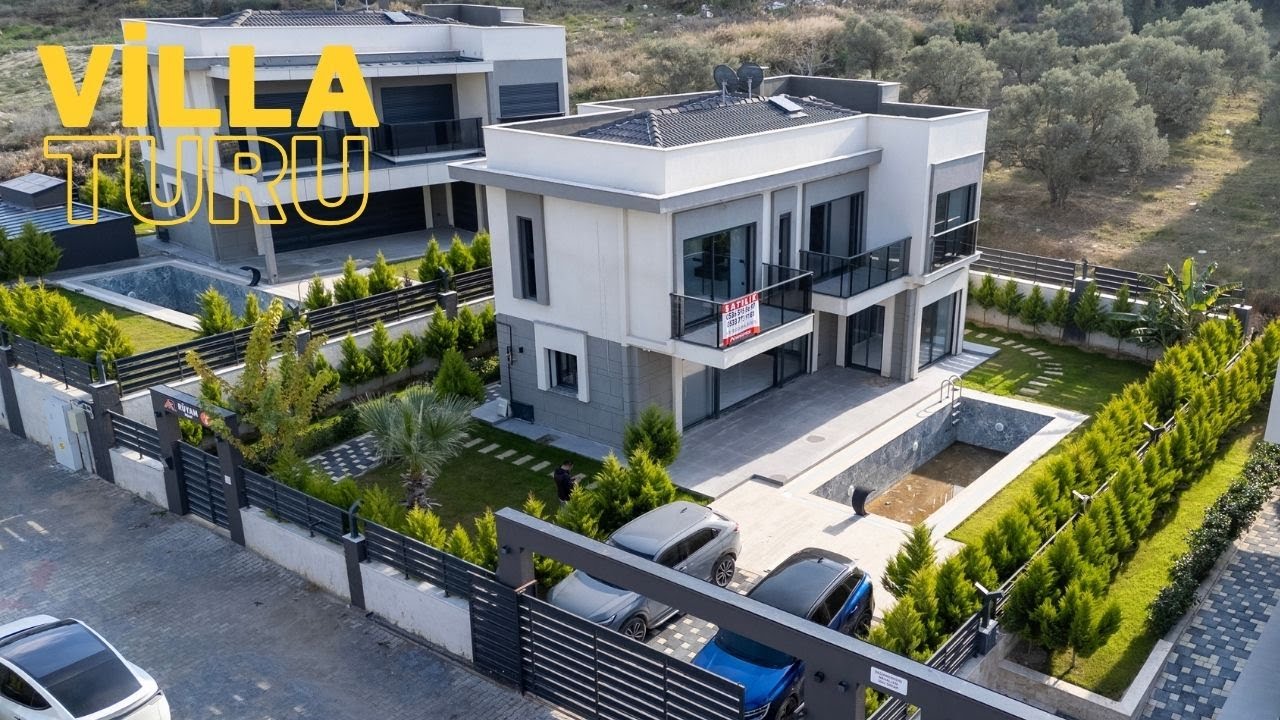 Kuşadası Değirmendere'de Özel Havuzlu Geniş ve Ferah Yaşam Alanlarına Sahip Satılık Villa 