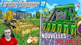 DES NOUVELLES CULTURES SUR FARMING SIMULATOR 22 ! (Seigle, Millet, Oignons, Lavande etc...)