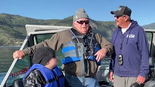 Lake Chelan Kokanee with Buell and Landon Hawkins