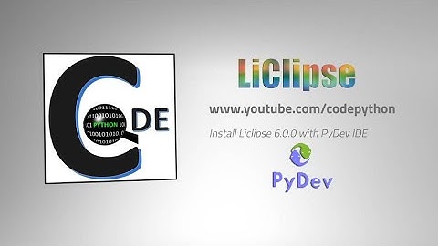 Install Liclipse 6.0.0 with PyDev IDE