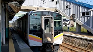 JR東日本E129系B24編成 JR弥彦線 普通 東三条行き 吉田→東三条 の車窓 (2020.9.9)