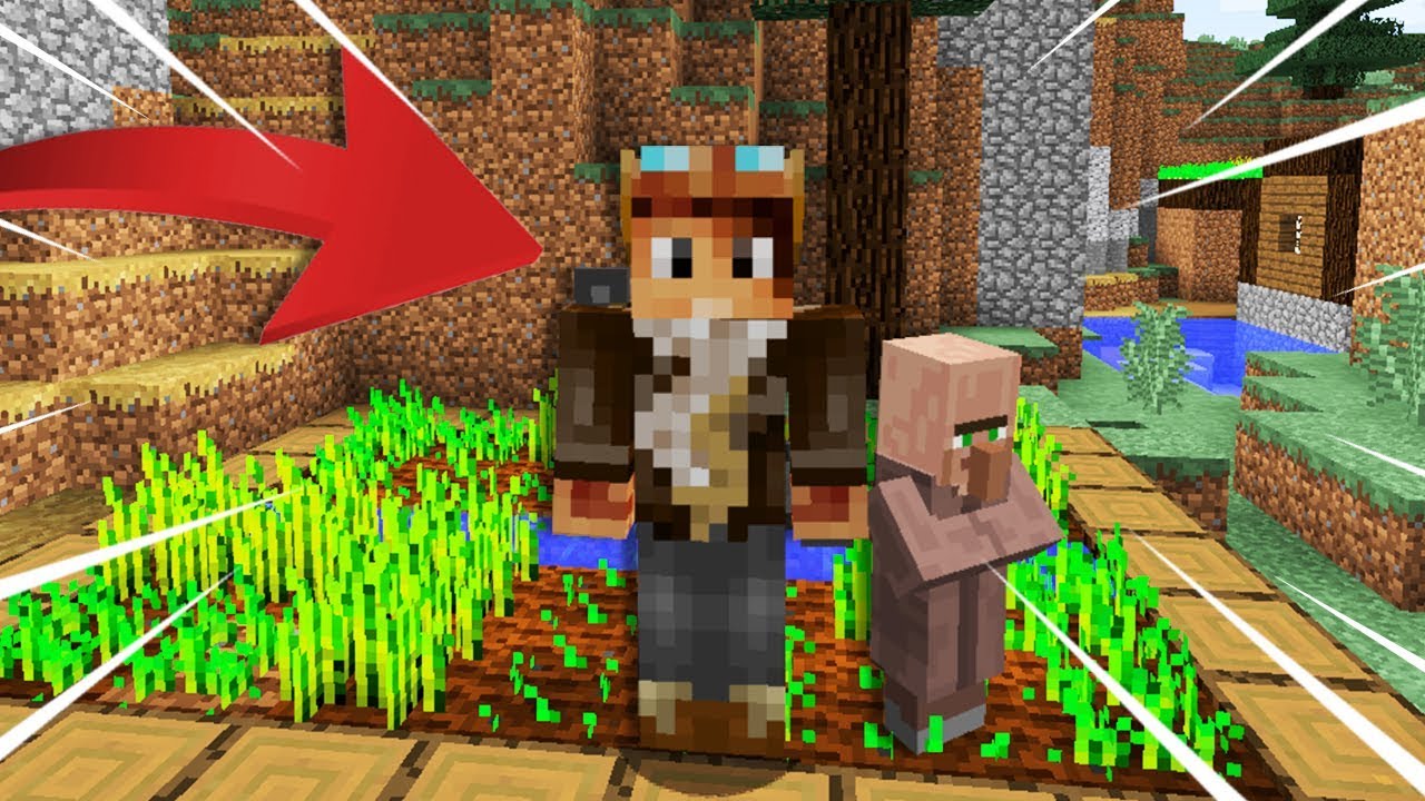 Survivre En Etant Geant Dans Minecraft Youtube