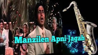 #321:- Manzilen Apni Jagah | Sharaabi | Kishore Kumar | Best Bollywood Saxophone Instrumental