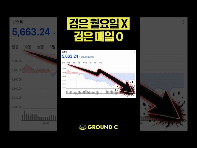 코스피 대참사 민심 폭발