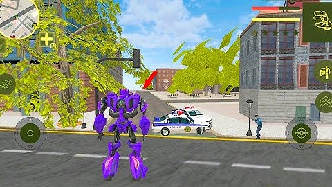 Car Robot Transformer Simulator । Open Futuristic City World । Android Gameplay