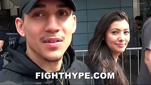 TEOFIMO LOPEZ INTRODUCES THE WOMAN GOING THE DISTA...