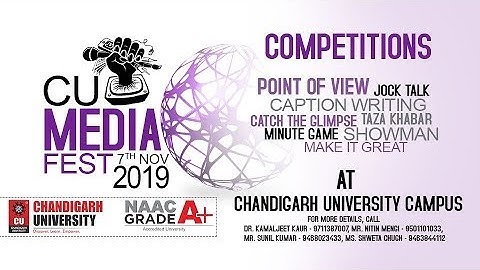 CU Media Fest | University Institute of Media Studies