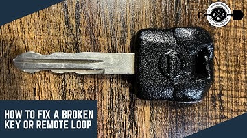 How to Fix a Broken Key or Remote Loop (Keychain Loop, Truck Key, Fob Loop, Keychain Loop Broken)