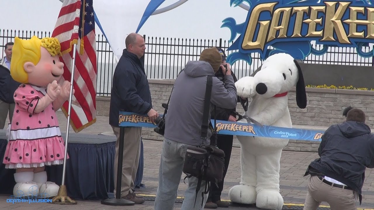 GateKeeper Ribbon Cutting Opening Day Cedar Point 2013