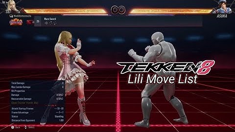 Lili Move List - TEKKEN 8