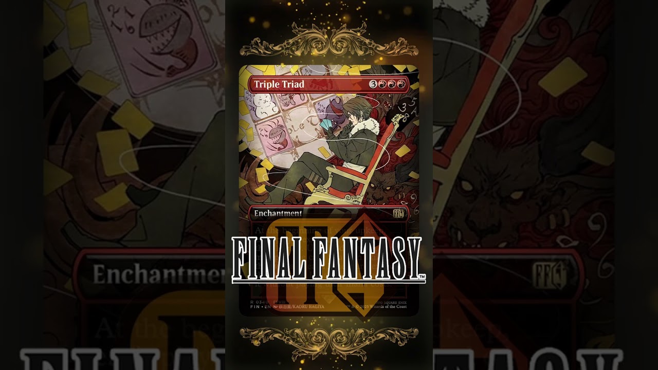 mtg triple triad card Game Set | Premium Collectible Deck | 110 Custom Game Cards | Strategy and Nostalgia for Fans of Final Fantasy for each opponent other than defending player MTG Triple Triad Card :
