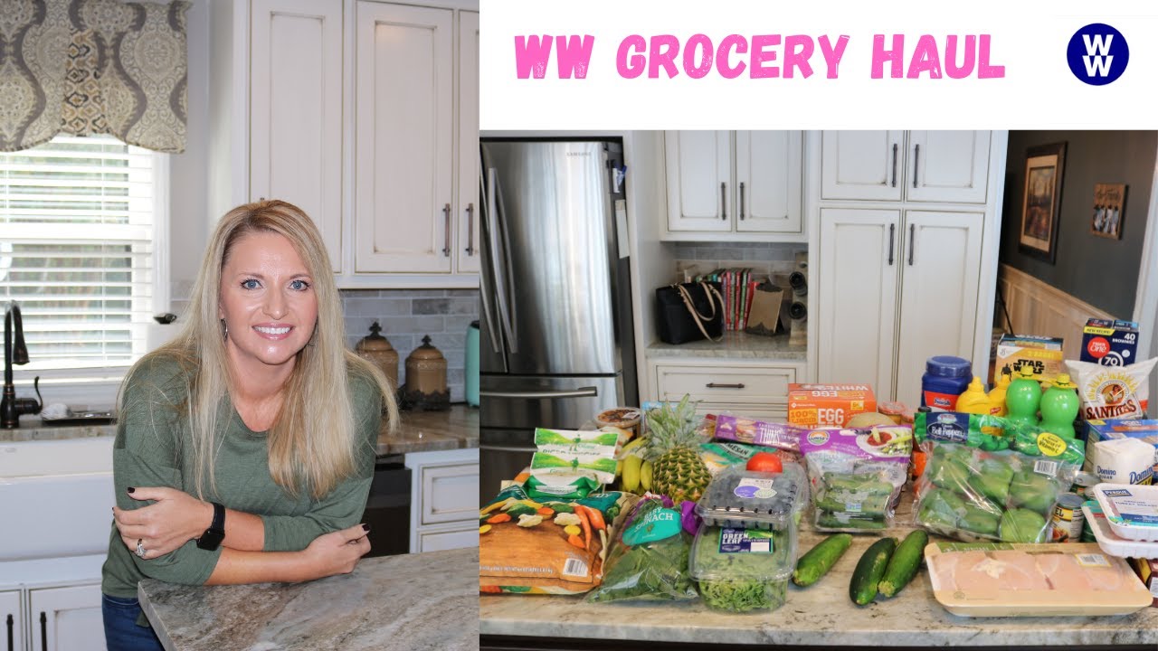 WW BLUE PLAN GROCERY HAUL AND MEAL PLAN!!  SAM'S CLUB AND KROGER GROCERY PICKUP!
