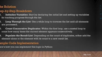 How to Replace Consecutive Elements in a List with their Number of Occurrences in Python