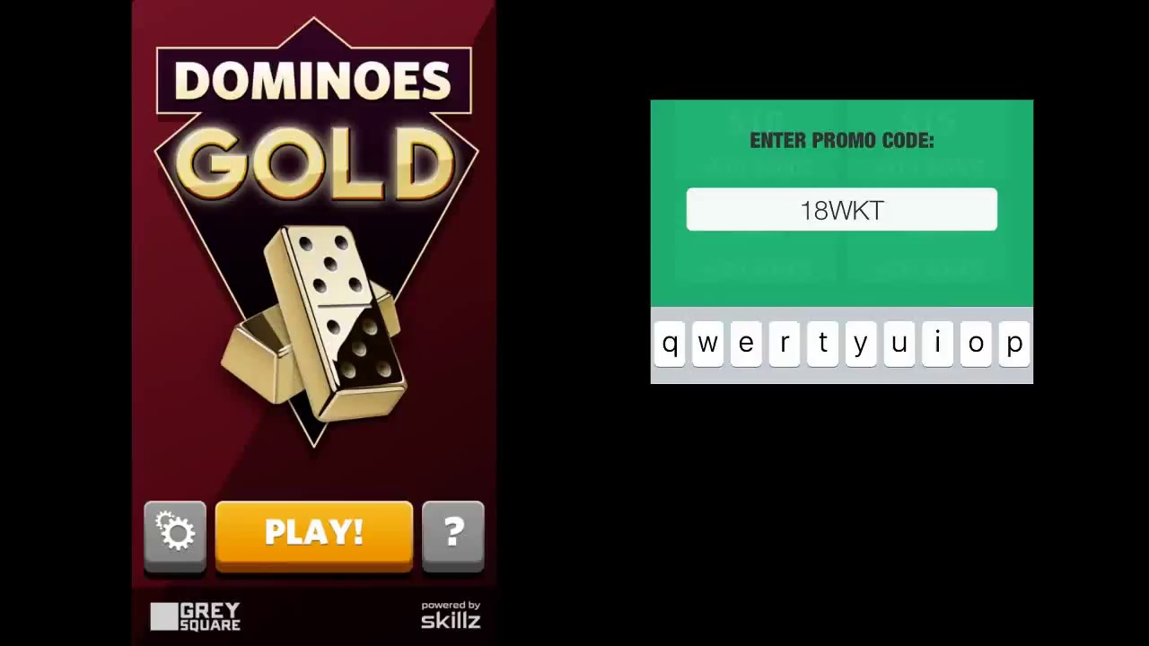 Dominoes Gold Promo Code Walkthrough and Game Play 2017 YouTube