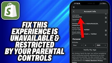 How To FIX This Experience is Unavailable or Restricted by Your Parental Controls on Roblox (2025)