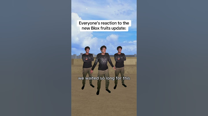 Everyone’s reaction to the new Blox Fruits update: