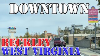 Beckley - West Virginia - 4K Downtown Drive