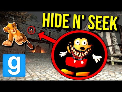 HIDE AND SEEK WITH MOKEY MOUSE!! 🐁 (gmod nextbot)