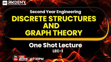 Discrete Structures & Graph Theory | Concept Made Easy | SUNIL YADAV SIR LIVE @7:30 PM