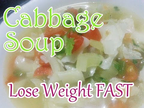 Cabbage Soup for FAST WEIGHT LOSS | Effective in 1 Week