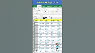 Excel Interview Question Cell Formatting in Excel #excel #exceltips #exceltutorial #msexcel #shorts