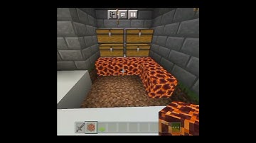 Best magma block trap for your minecraft survival || Revenge trap for friend || #shorts #short