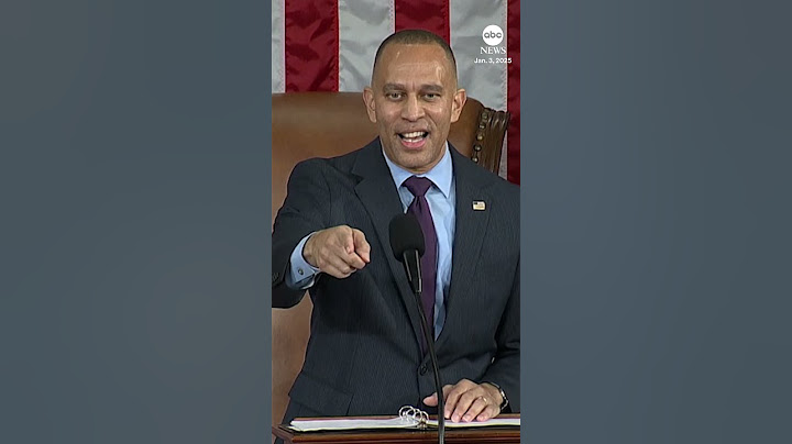 Hakeem Jeffries addresses the 119th Congress following speaker vote