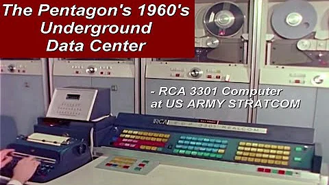 Computer History RCA 3301, Spectra, PENTAGON 1960's-early '70's Underground Data Center IBM STRATCOM