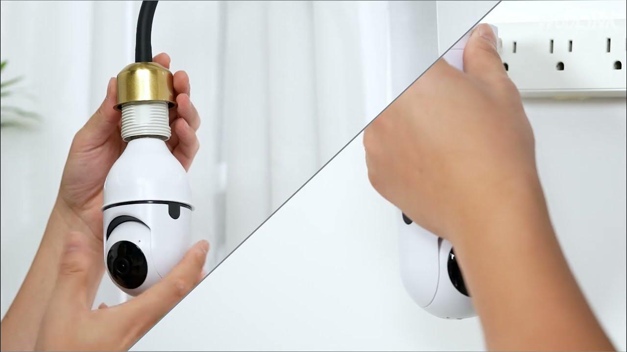 How to install WOOLINK Light Bulb Camera? YouTube