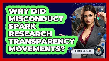Why Did Misconduct Spark Research Transparency Movements? - Strange Science HQ