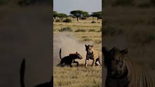 Hyena x Tiger  Fine Art Tuts on Channel  pls subscribe!