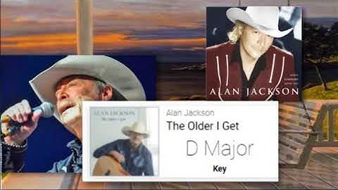 The older I get Play Along  D