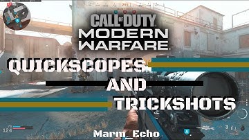 COD MW Sniper QUICKSCOPES and TRICKSHOTS on Shoothouse! |Ax-50| Marm_Echo