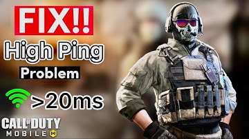 How To Fix High Ping Problem And Lag In Call Of Duty Mobile in 2021| No More Lag In Game