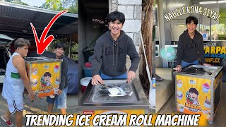 BINILI KONA ANG TRENDING NA ICE CREAM ROLL MACHINE(SAKIT SA BULSA!!?)