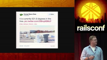 RailsConf 2014 - Saving the World (Literally) with Ruby on Rails by Sean Marcia