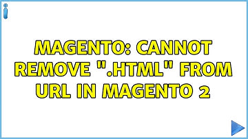 Magento: Cannot remove ".html" from URL in Magento 2 (3 Solutions!!)