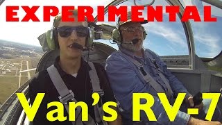 Flying the Experimental Van's RV7