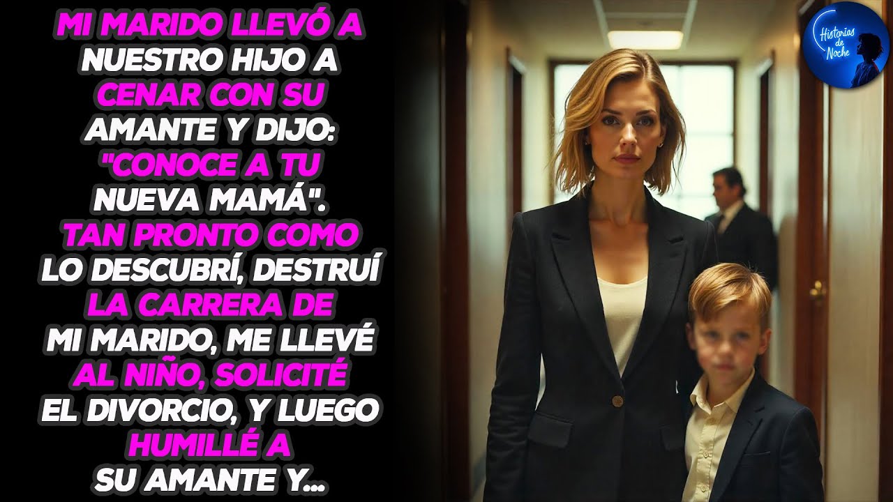 Mi esposo llevó a nuestro hijo a cenar con su amante y dijo: “Conozcan a su nueva mamá y…