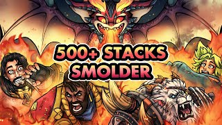 THE MOST STACKS I EVER HAD ON SMOLDER, DID I WIN?