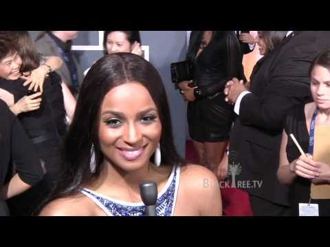 Nicki Minaj and Ciara at 2011 Grammy Awards Red Ca...