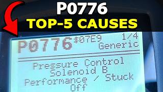 How To Fix P0776 Trouble Code: Pressure Control Solenoid B Performance / Stuck Off. TOP-5 Causes!